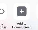 add to home screen